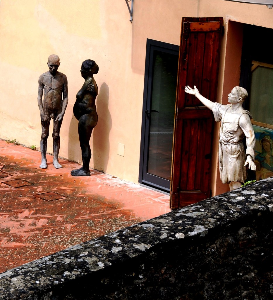 Opened door and a good morning from Caesar in Mugello, Italia. 